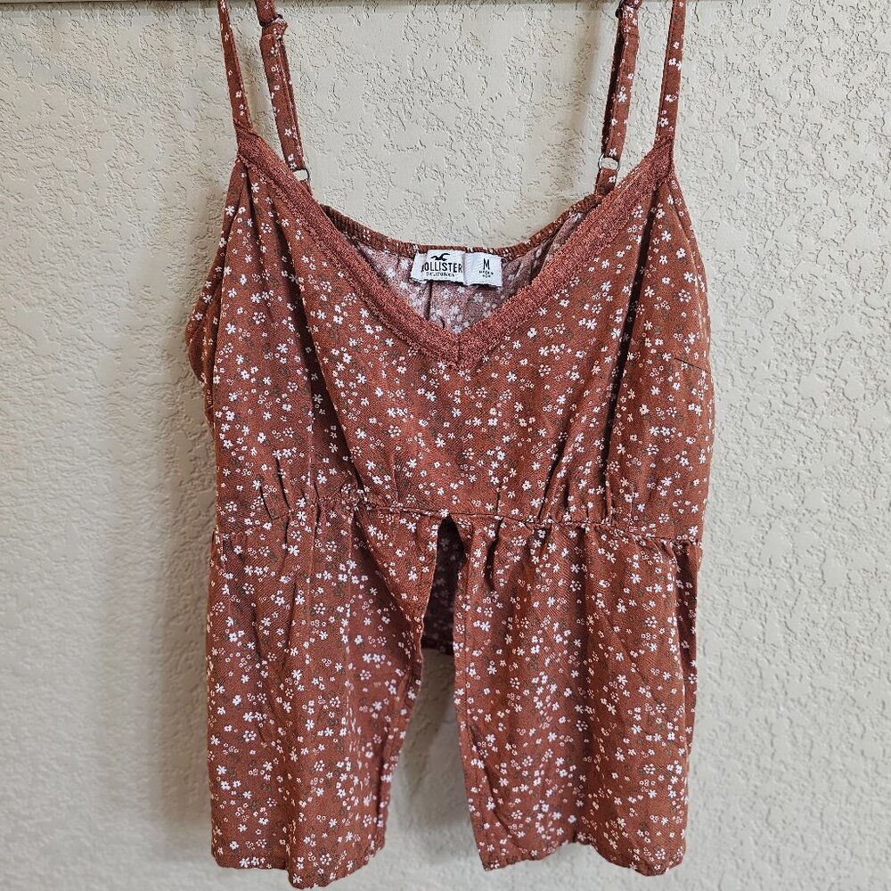 Hollister Brown Crop Top